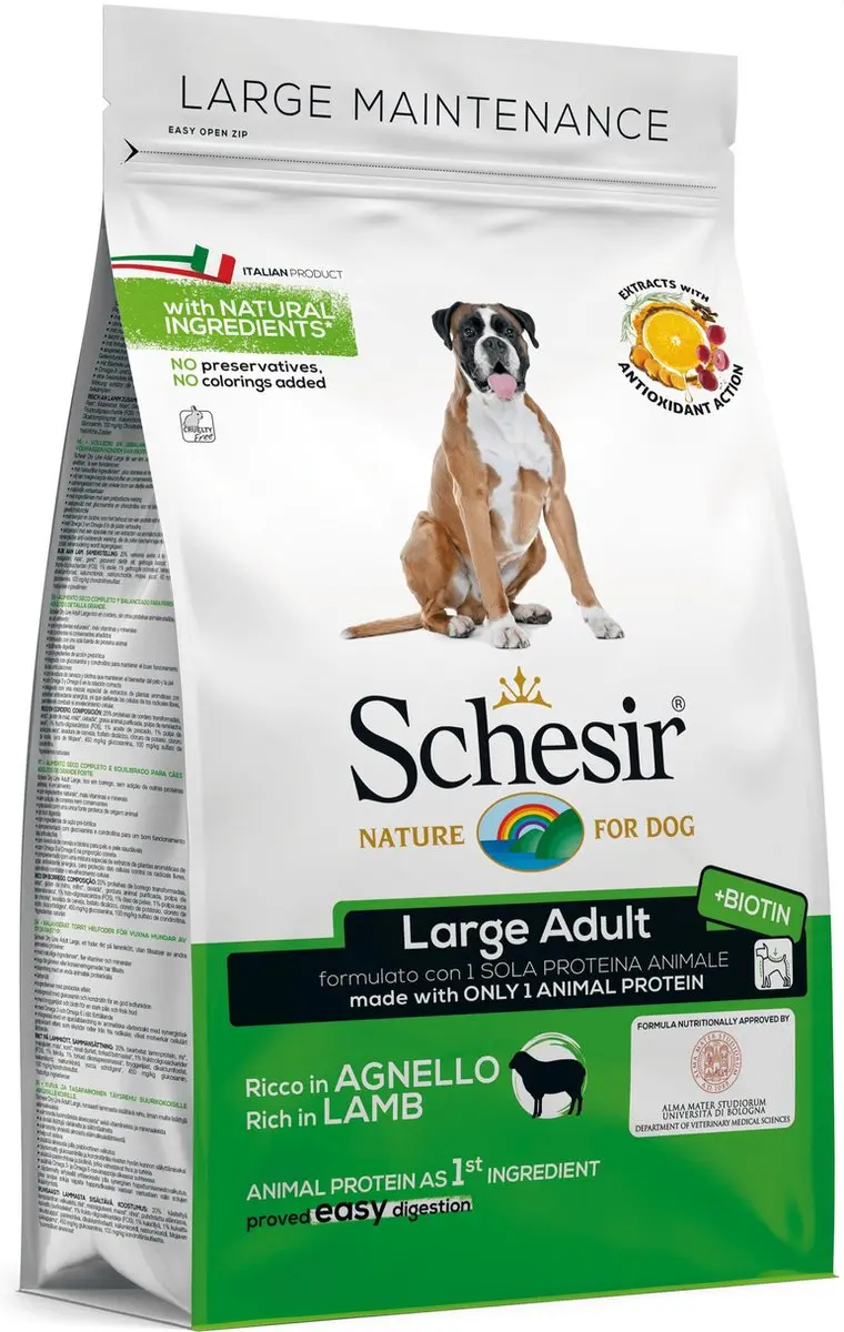 Schesir Hondenvoer Large Maintenance Lam 12kg
