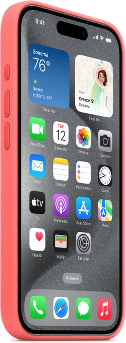Apple iPhone 15 Pro Max Siliconenhoesje MT1V3ZM/A - Guava