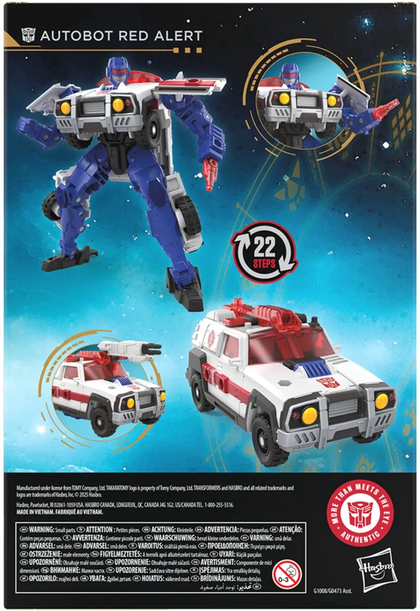 Transformers Age of the Primes Voyager Class Red Alert HASG1008 - 18cm - Multi