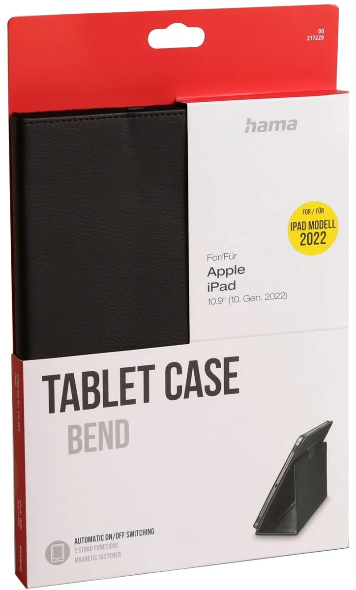 Hama Bend Zwart Smart Case voor iPad 11e Gen & 10e Gen - 11" - 00217229