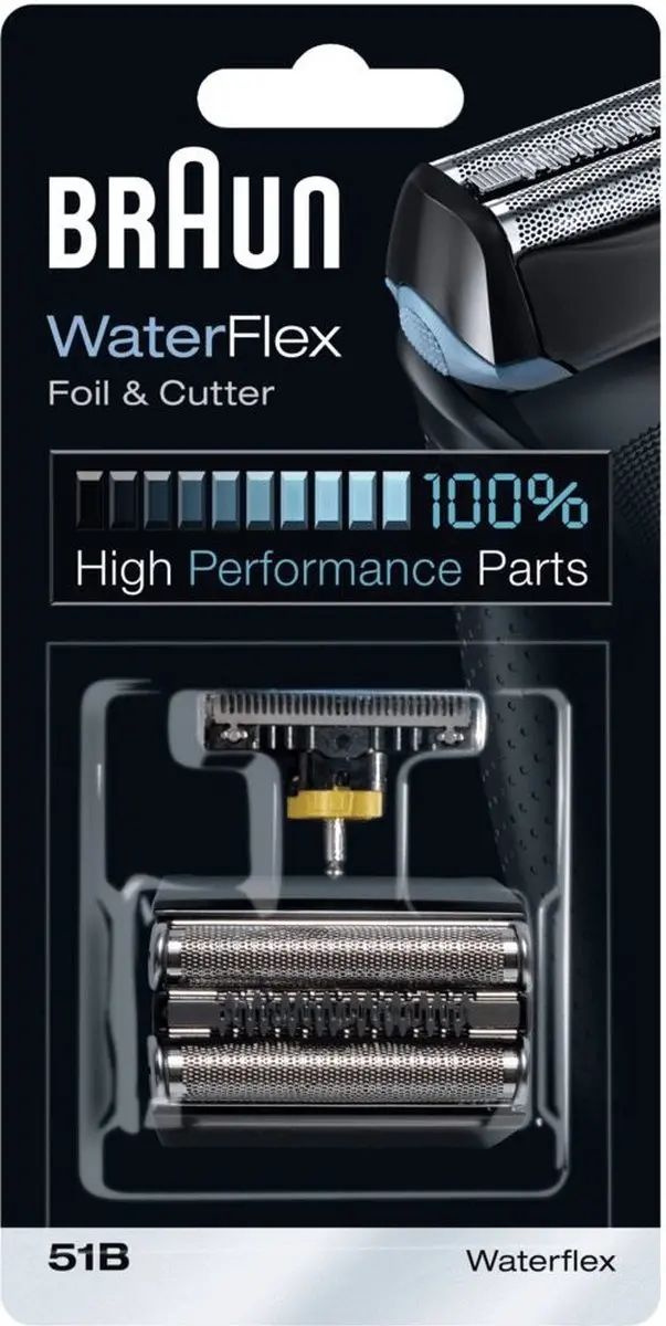 Braun WaterFlex 51B Scheerblad - Zwart - afbeelding 5 van 6