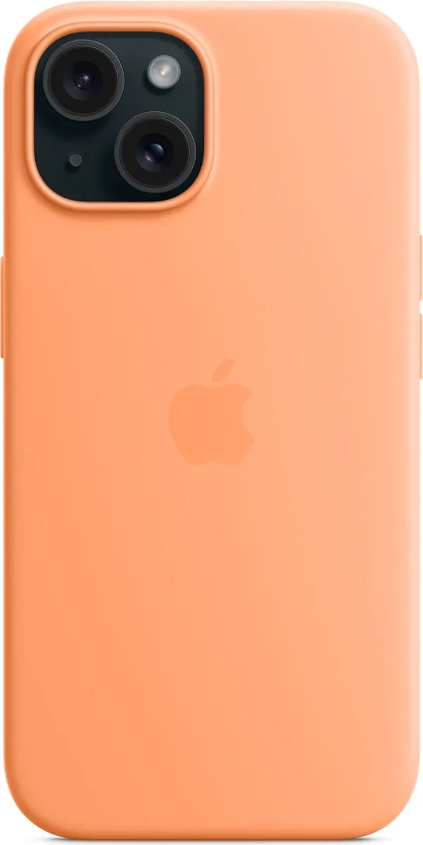 Apple iPhone 15 Siliconenhoesje MT0W3ZM/A - Orange Sorbet