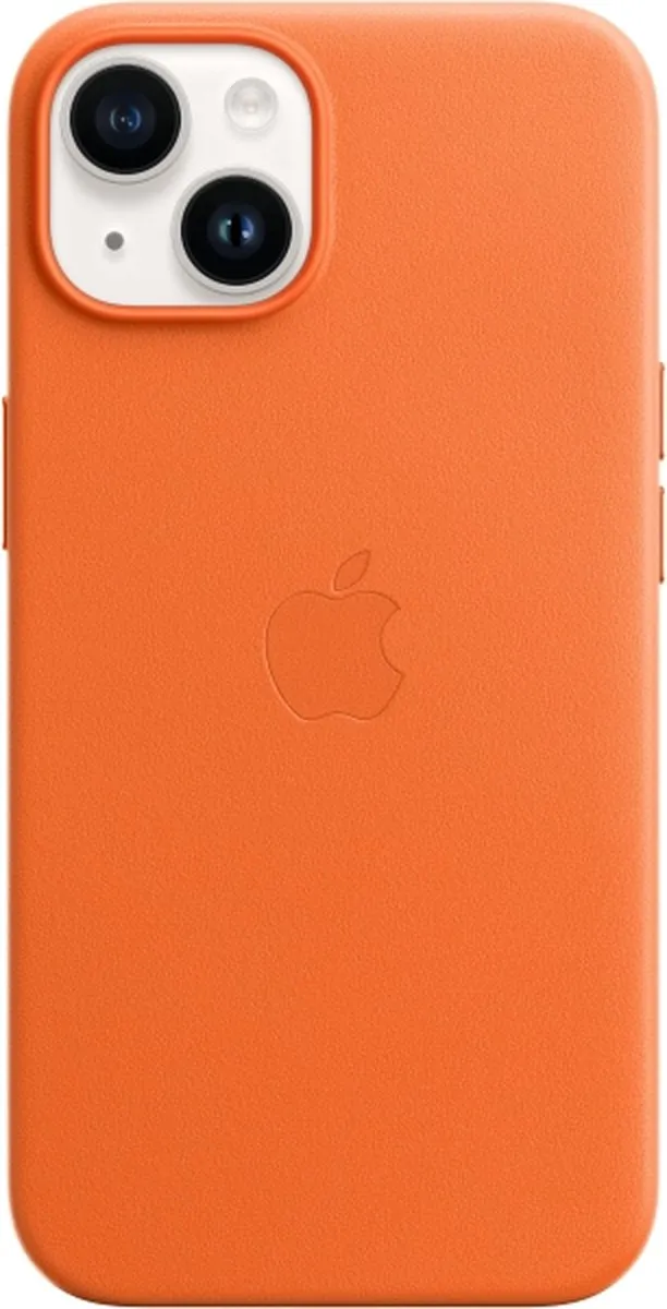 Apple MagSafe Leren Hoesje MPPF3ZM/A - iPhone 14 Plus - Oranje
