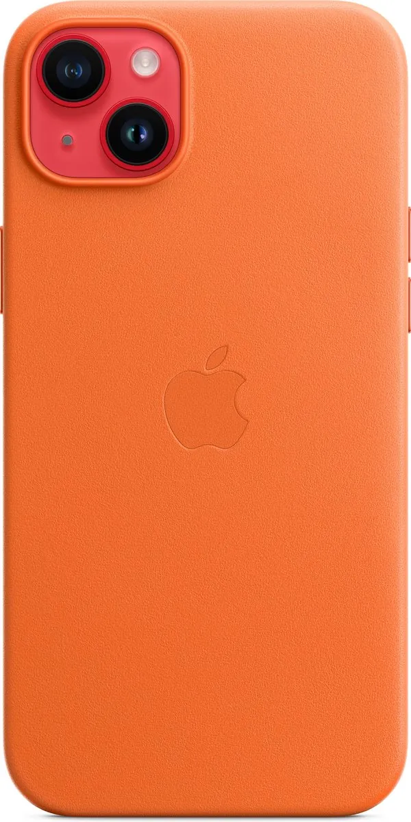 Apple MagSafe Leren Hoesje MPPF3ZM/A - iPhone 14 Plus - Oranje