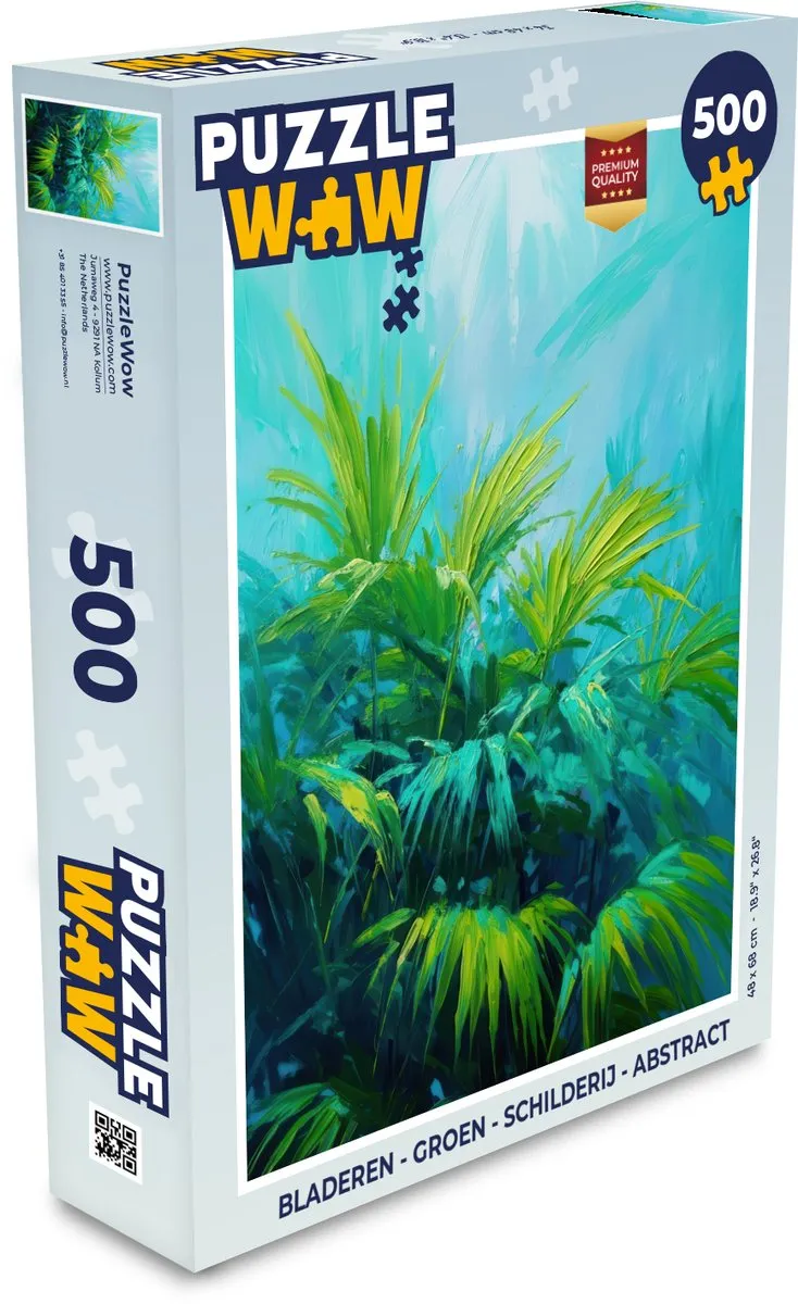PuzzleWow Abstract Legpuzzel 500 Stuks