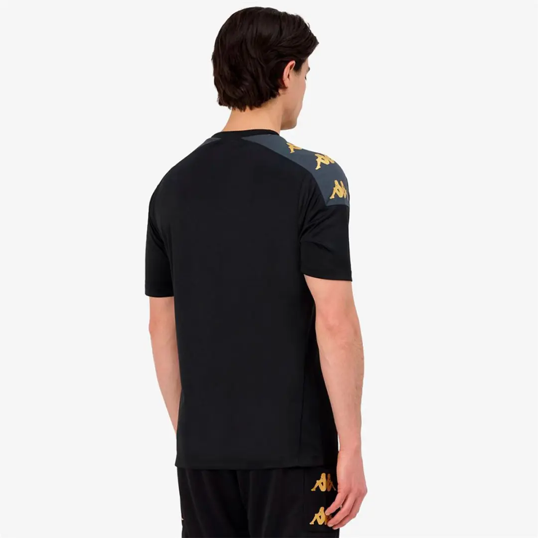 Kappa Gianto T-shirt 164cm - Zwart/Grijs - afbeelding 2 van 6
