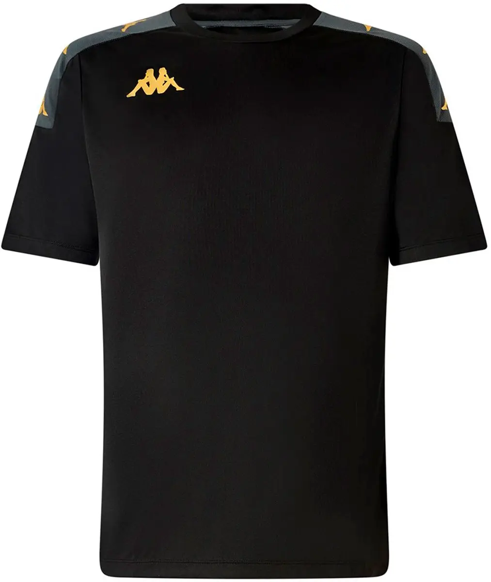 Kappa Gianto T-shirt 164cm - Zwart/Grijs - afbeelding 4 van 6