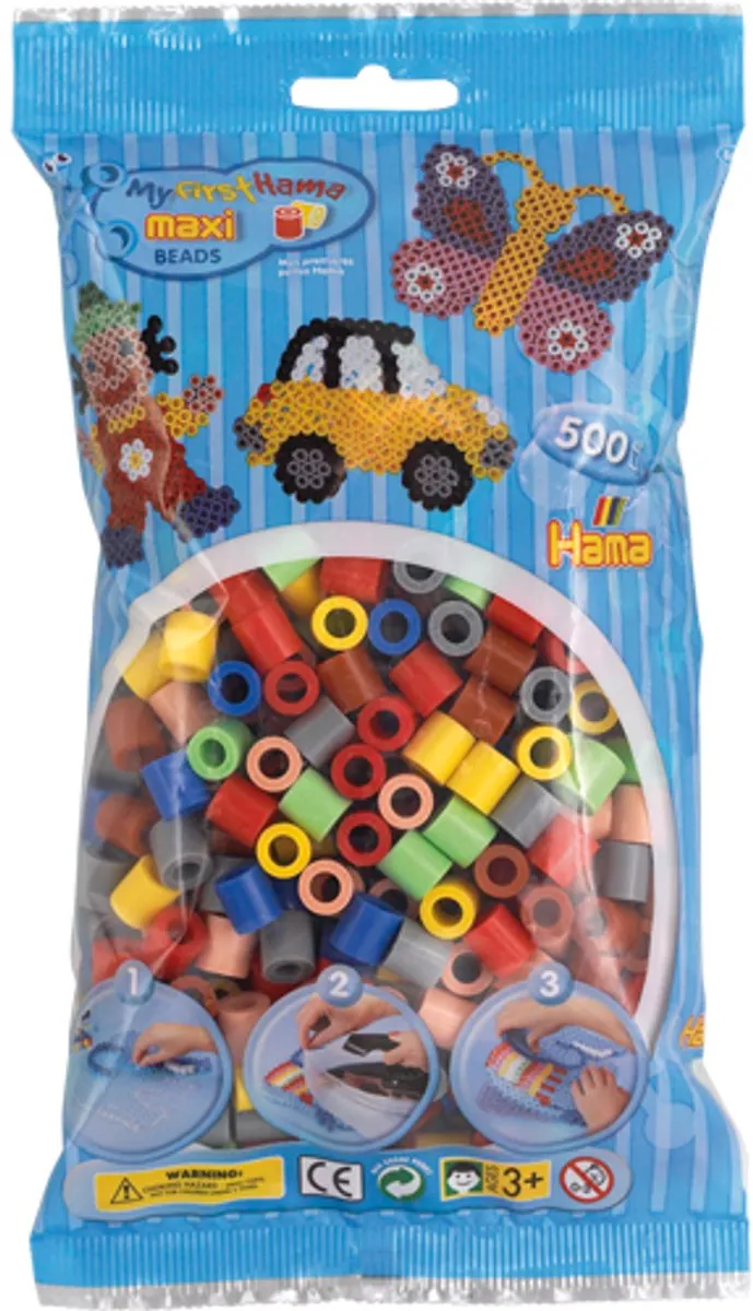 Hama My First Strijkkralen Maxi Mix - 3 Stuks