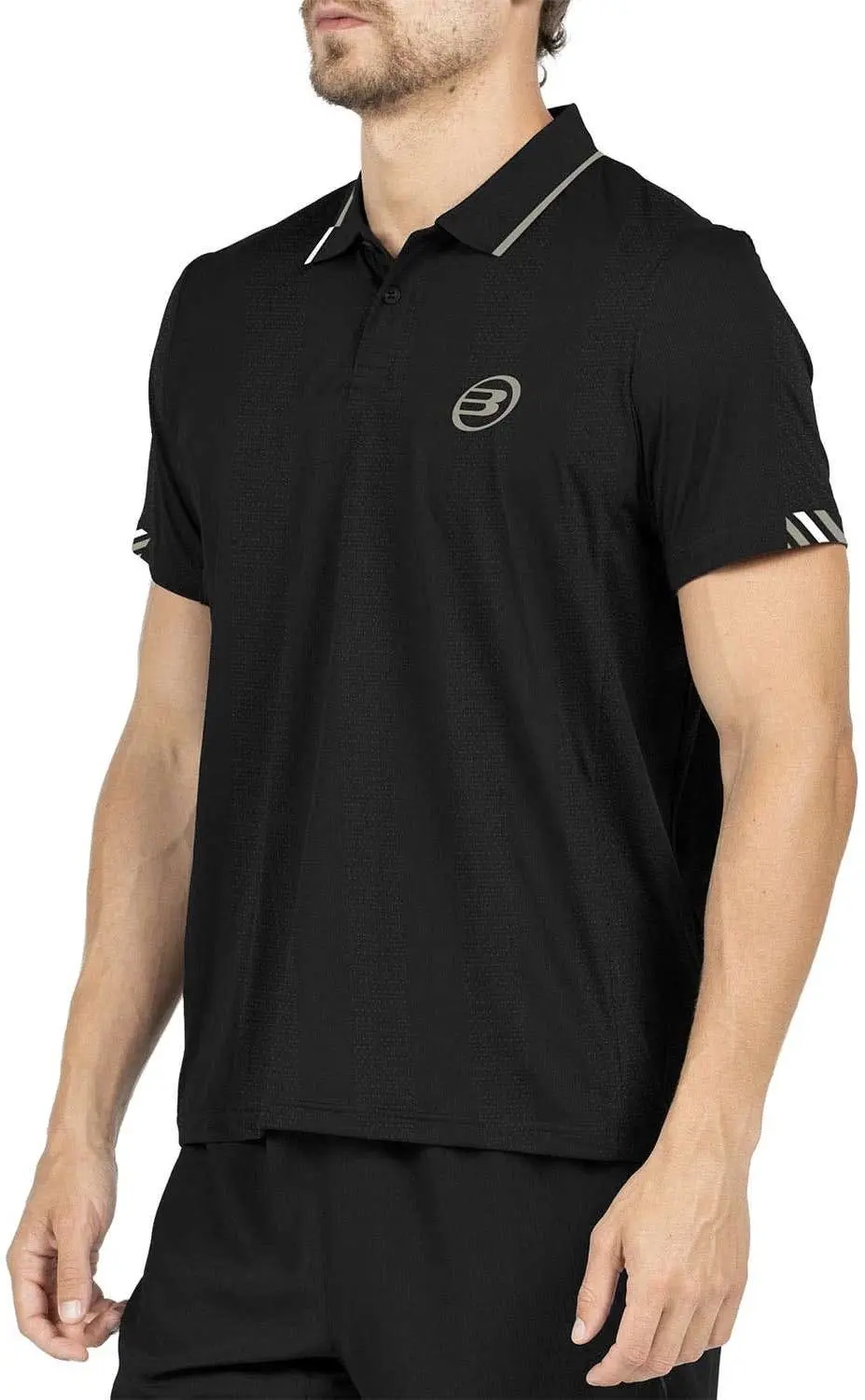 Polo Bullpadel Tasel 005 Negro Xxl