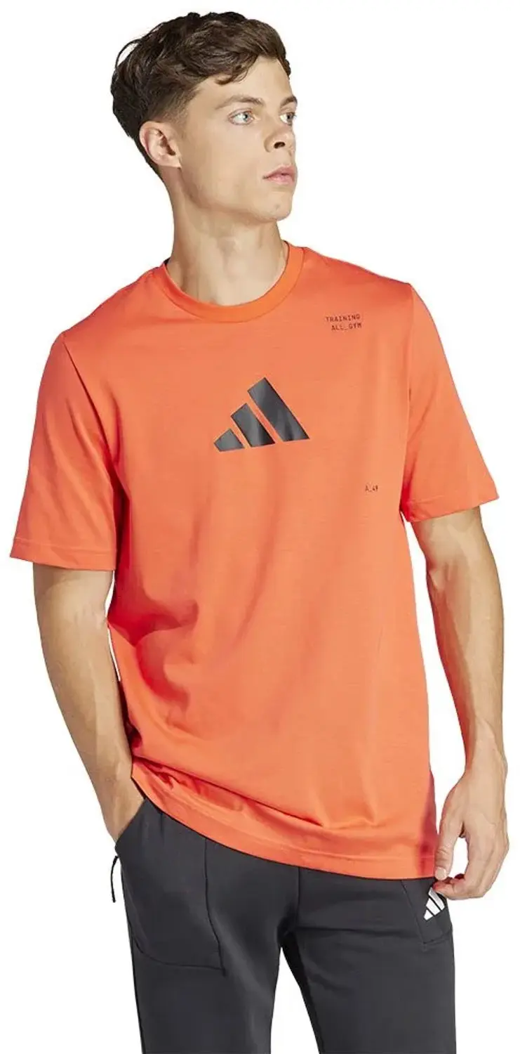 Adidas Tr Cat G T-shirt Met Korte Mouwen Oranje M Man
