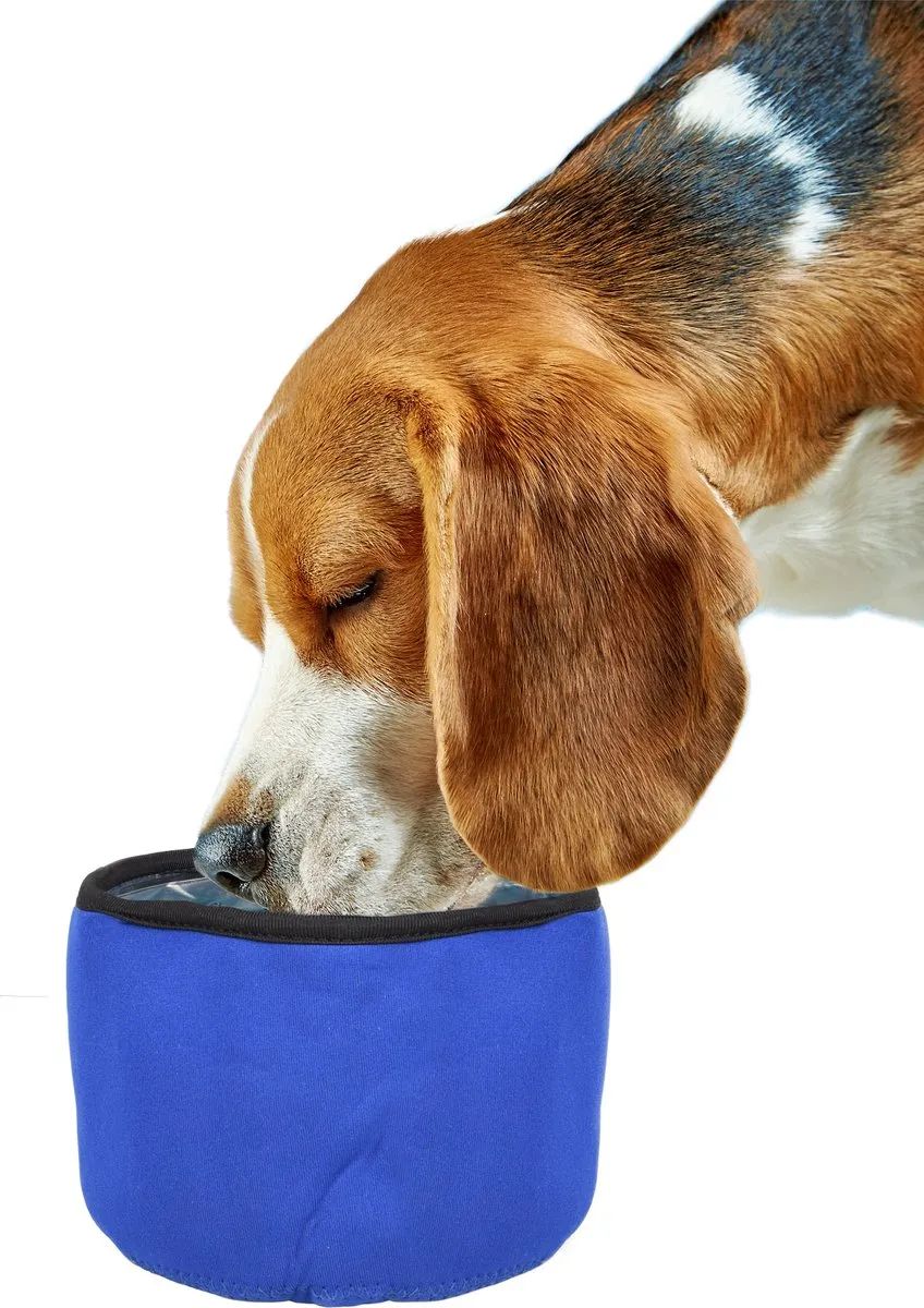Flamingo Fresk Nord Drinkpot Honden - Blauw