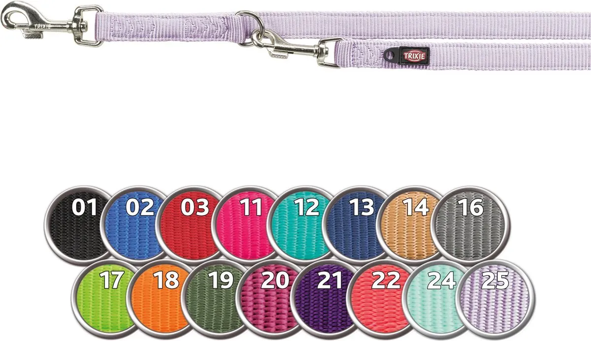 Trixie Premium Verstelbare Riem 10mm x 200cm Indigo