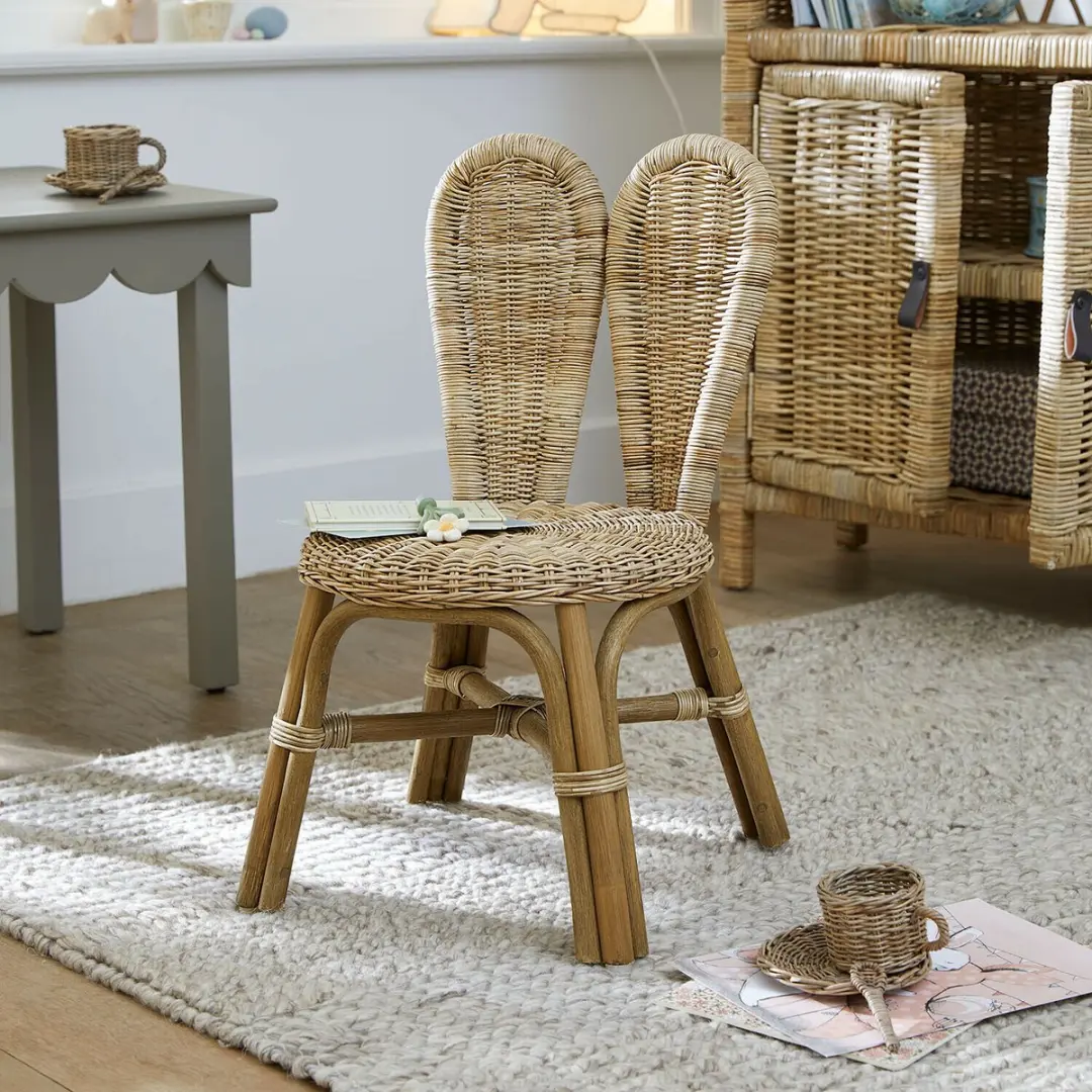 Loberon Papillonette Kinderstoel - Bruin - afbeelding 2 van 6