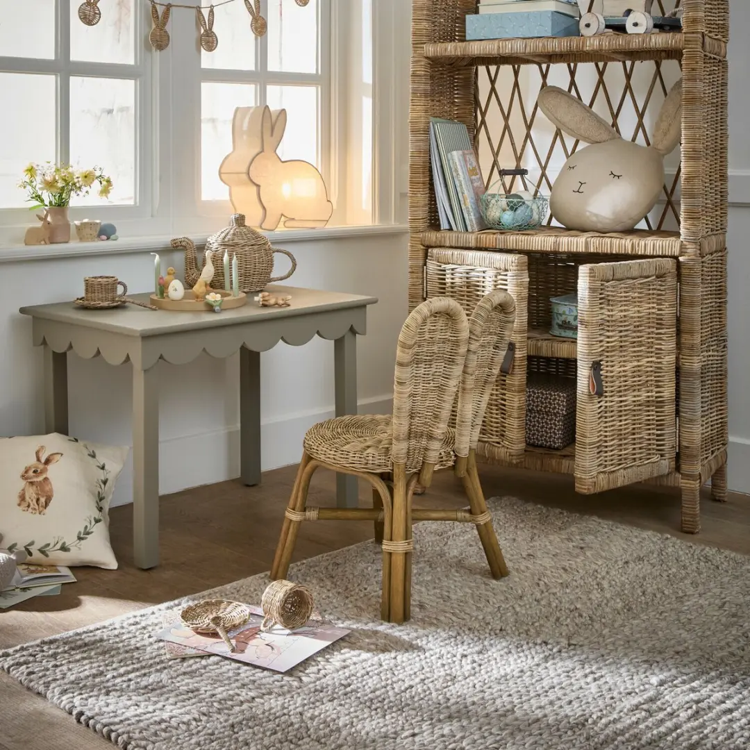 Loberon Papillonette Kinderstoel - Bruin - afbeelding 3 van 6