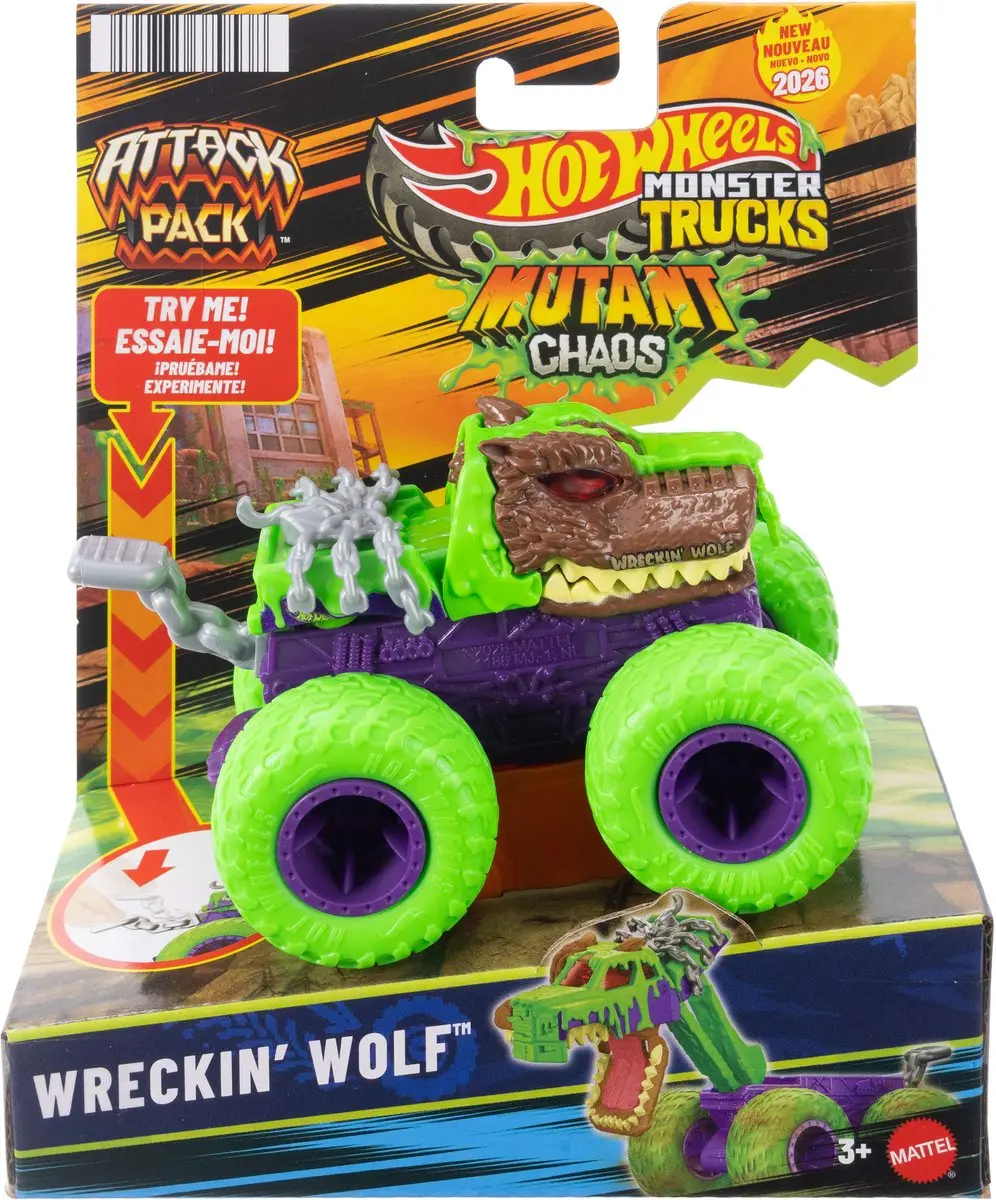 Hot Wheels Monster Trucks Attack Pack JMK92 - afbeelding 2 van 6