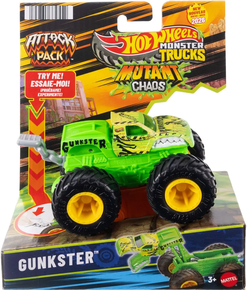 Hot Wheels Monster Trucks Attack Pack JMK92 - afbeelding 4 van 6
