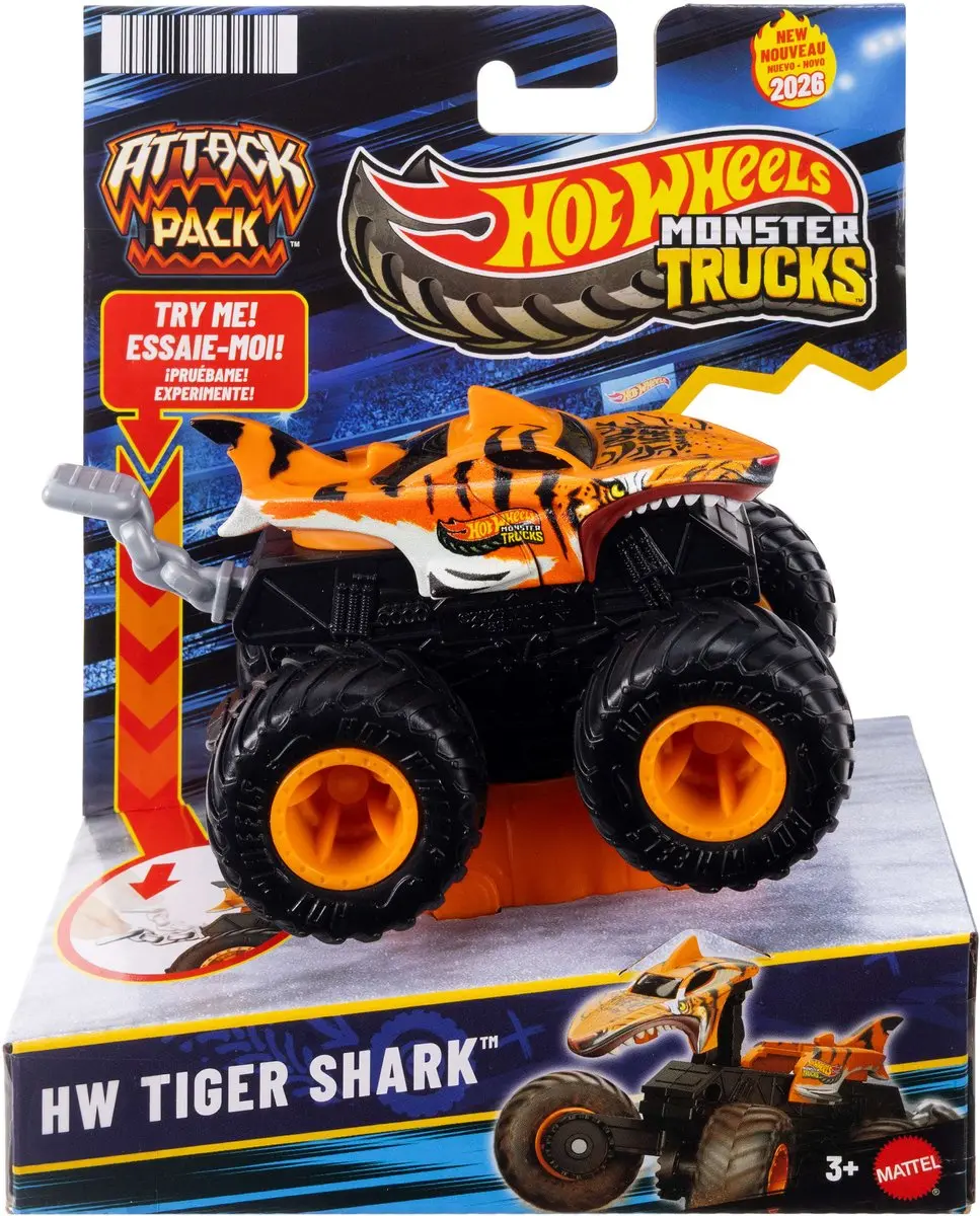 Hot Wheels Monster Trucks Attack Pack JMK92 - afbeelding 3 van 6