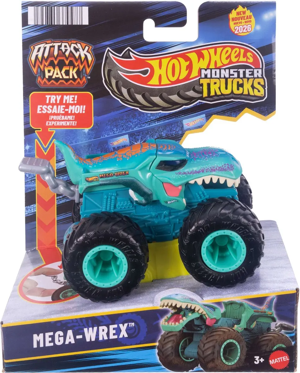 Hot Wheels Monster Trucks Attack Pack JMK92 - afbeelding 5 van 6