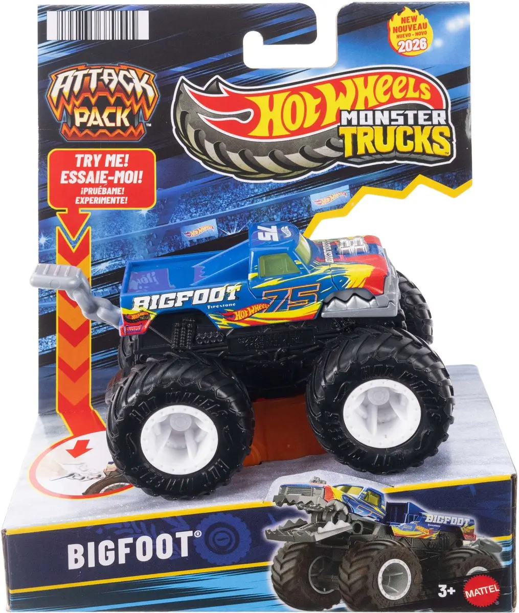 Hot Wheels Monster Trucks Attack Pack JMK92