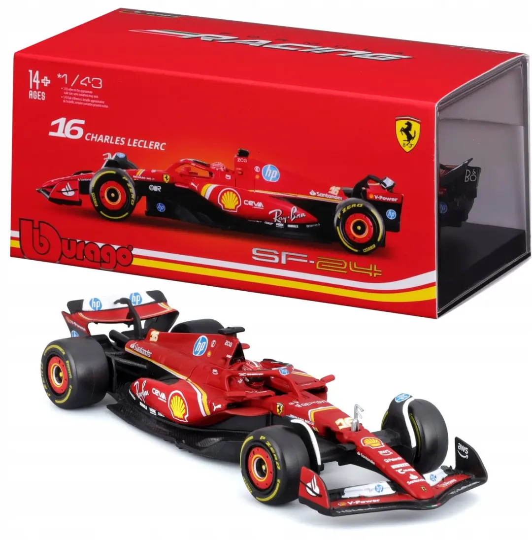 Bburago Ferrari SF-24 Leclerc 1:43