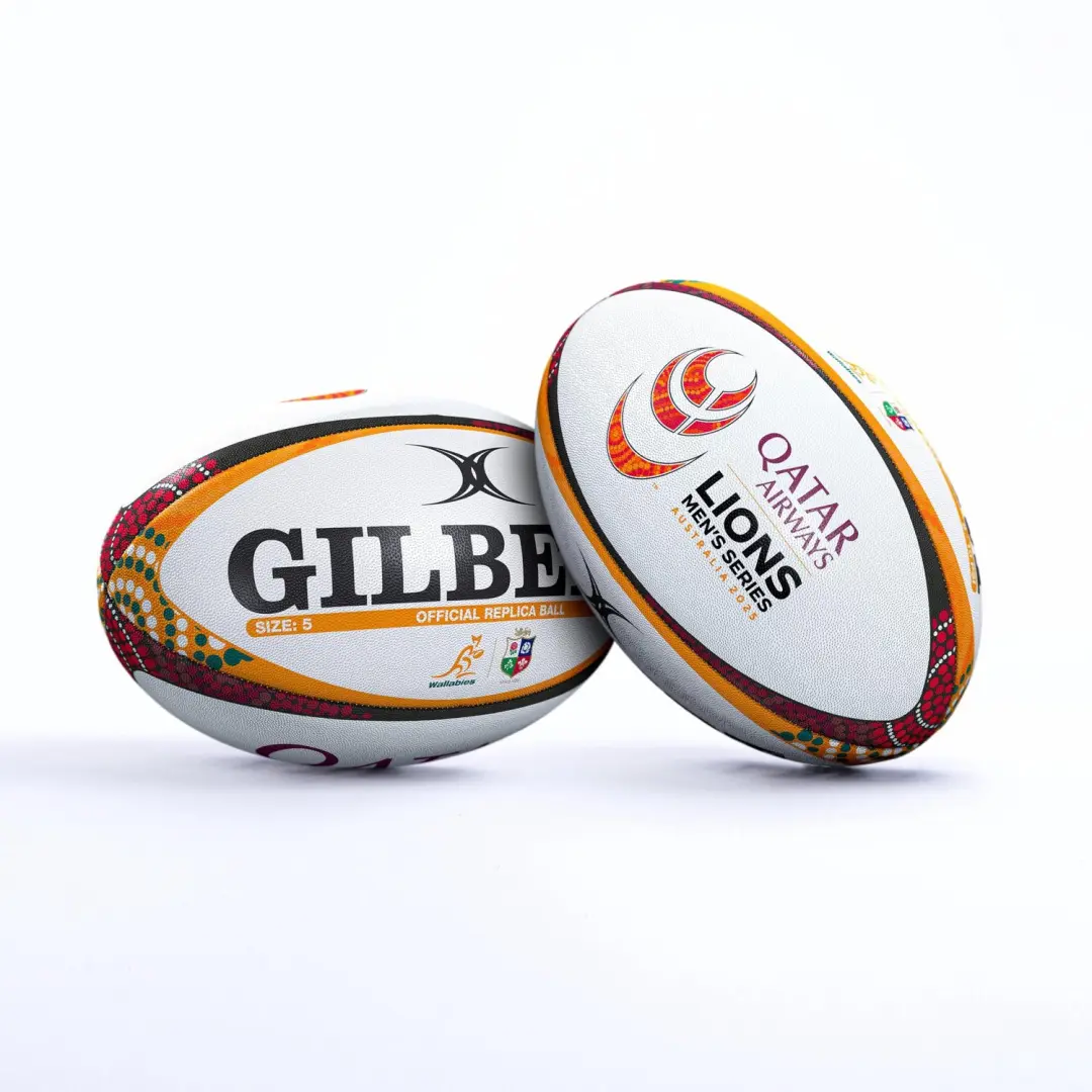 Gilbert British and Irish Lions Rugbybal Replica Maat 5