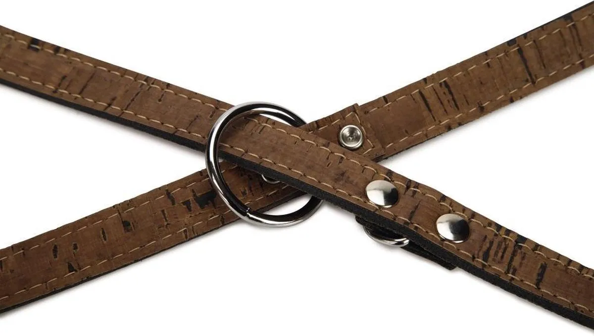 Beeztees Leren Dressuurlijn Cork 200cm x 18mm - afbeelding 3 van 3
