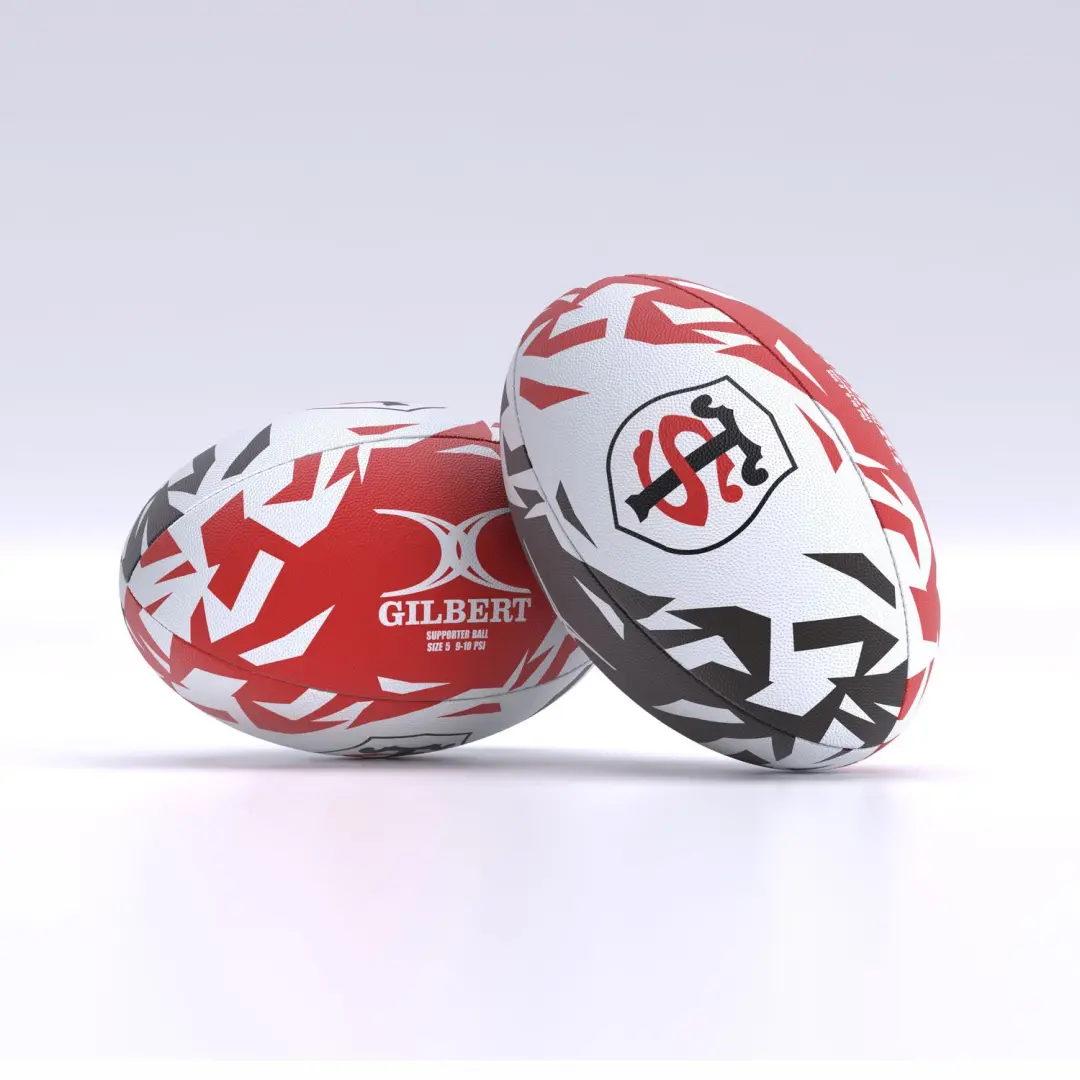 Gilbert Stade Toulousain Rugbybal Maat 5 - Meerkleurig - afbeelding 3 van 6