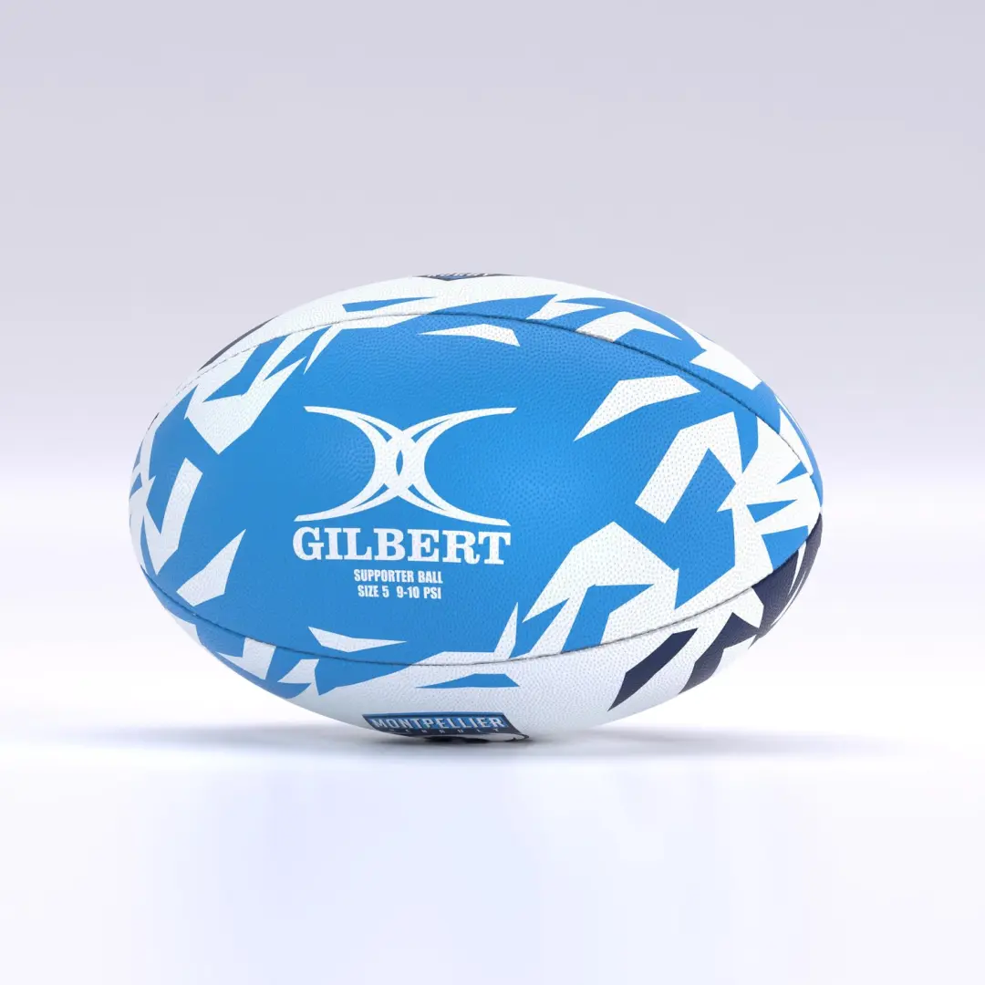 Gilbert Montpellier Rugbybal Maat 5 - Meerkleurig - afbeelding 3 van 3