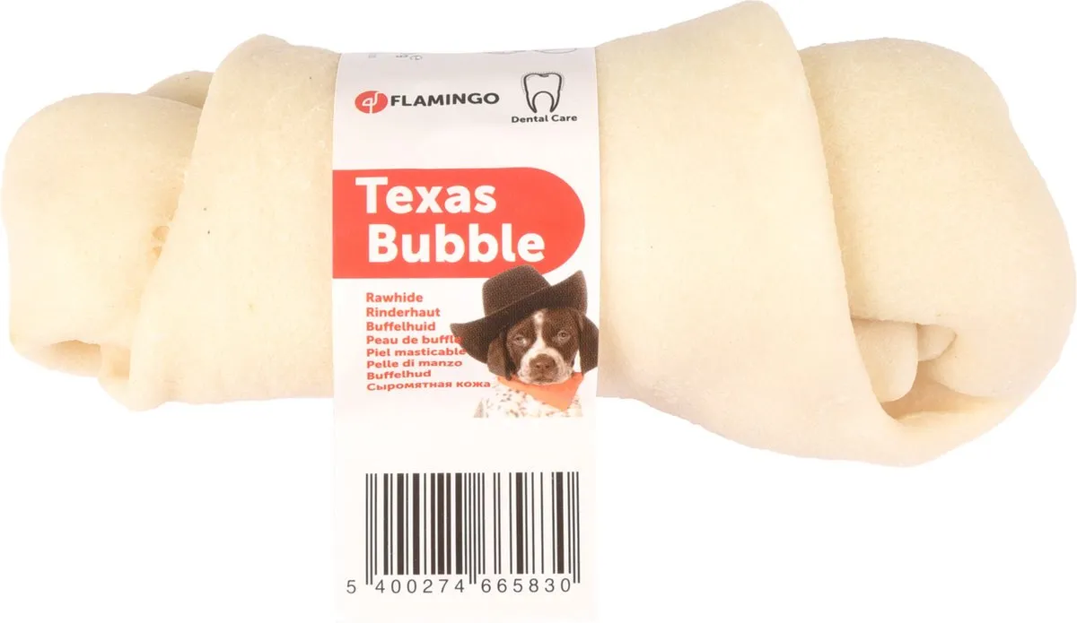 Flamingo Texas Bubble Bone Hondensnack 60g