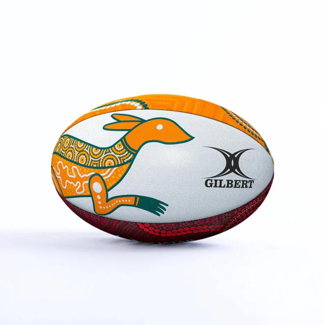 Gilbert Supporter Rugbybal 5 - Meerkleurig - afbeelding 3 van 3