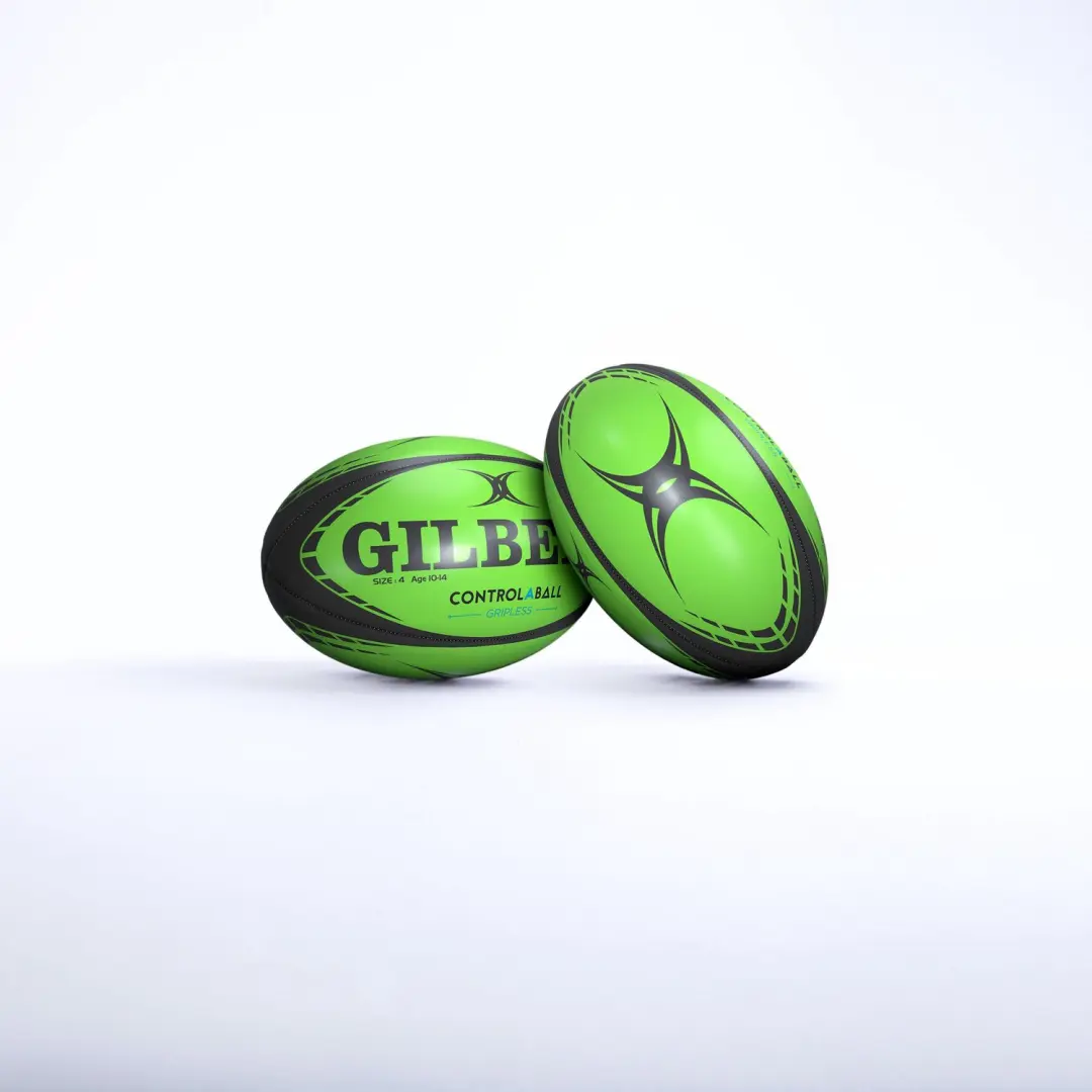 Gilbert Control-A-Ball Rugbybal 4 - Zwart - afbeelding 6 van 6