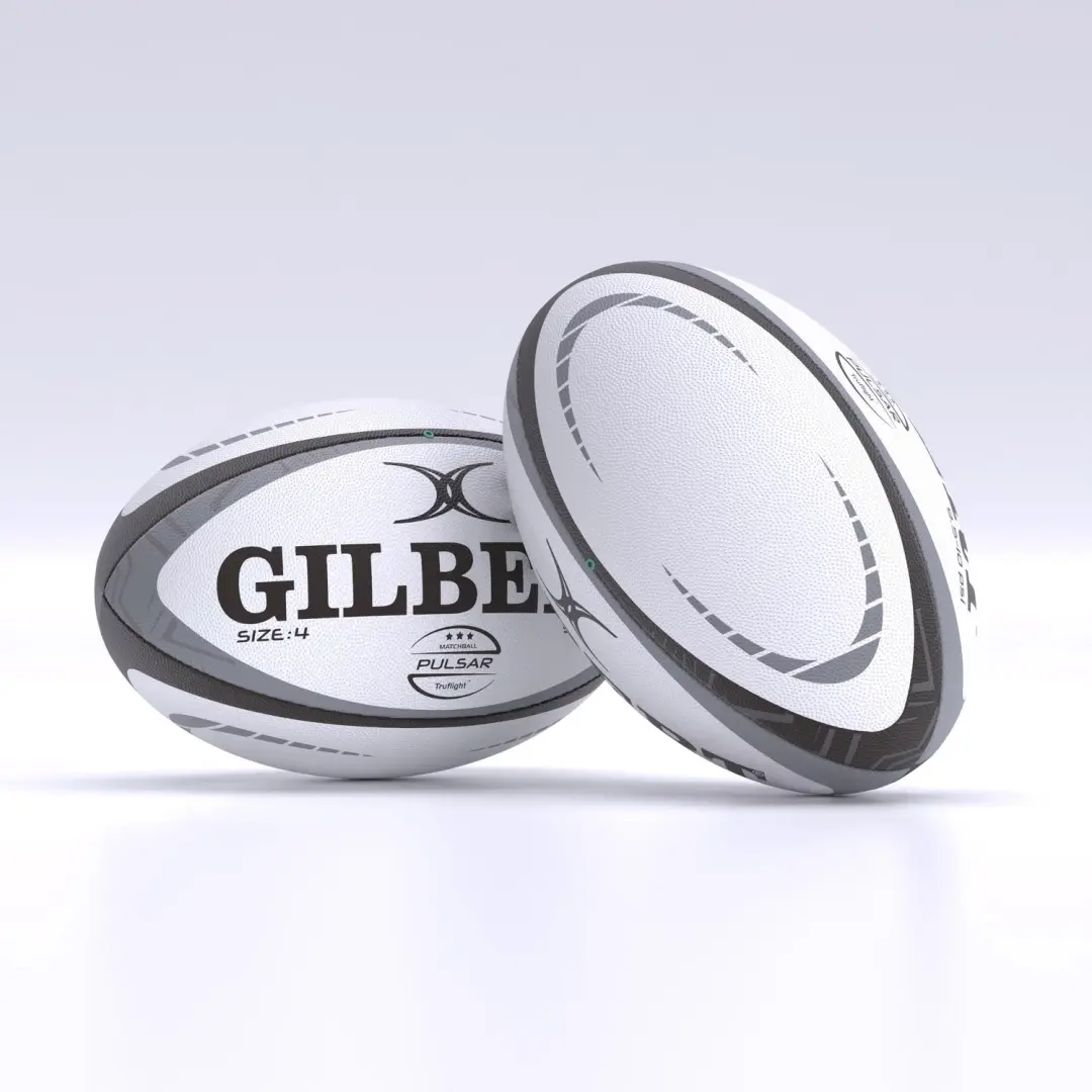 Gilbert Pulsar Rugbybal Maat 4 - Zwart - afbeelding 3 van 3