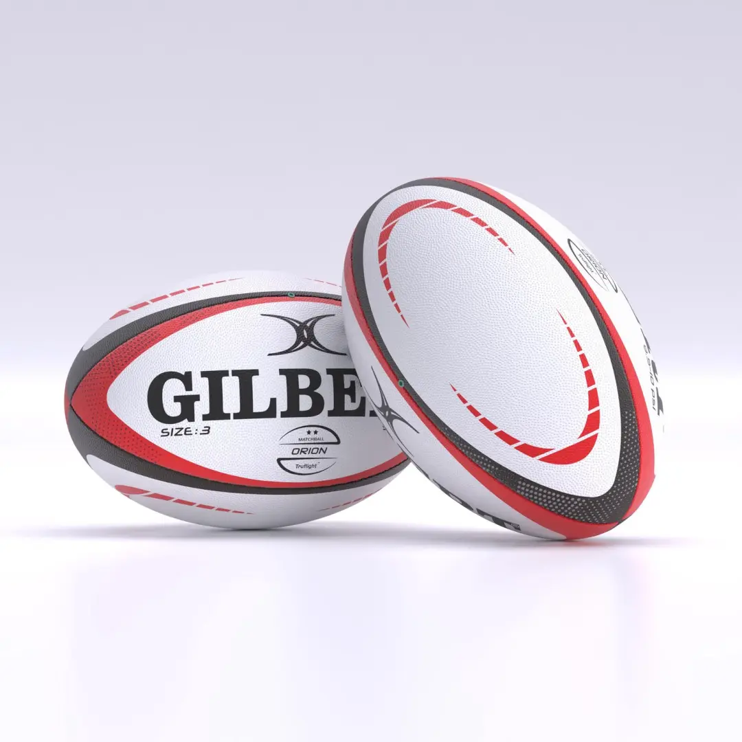 Gilbert Orion Rugbybal - Maat 3 - Rood - afbeelding 2 van 3