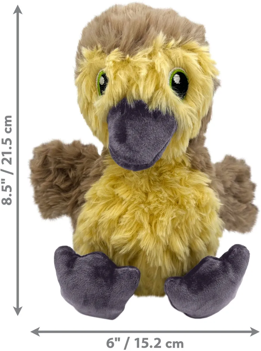 KONG Comfort Tykes Gosling Hondenspeelgoed Small - Geel/Bruin