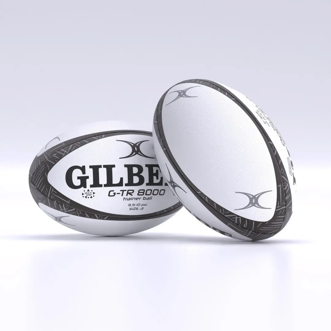 Gilbert G-TR8000 Rugby Trainingsbal - Maat 3 - Zwart - afbeelding 3 van 3