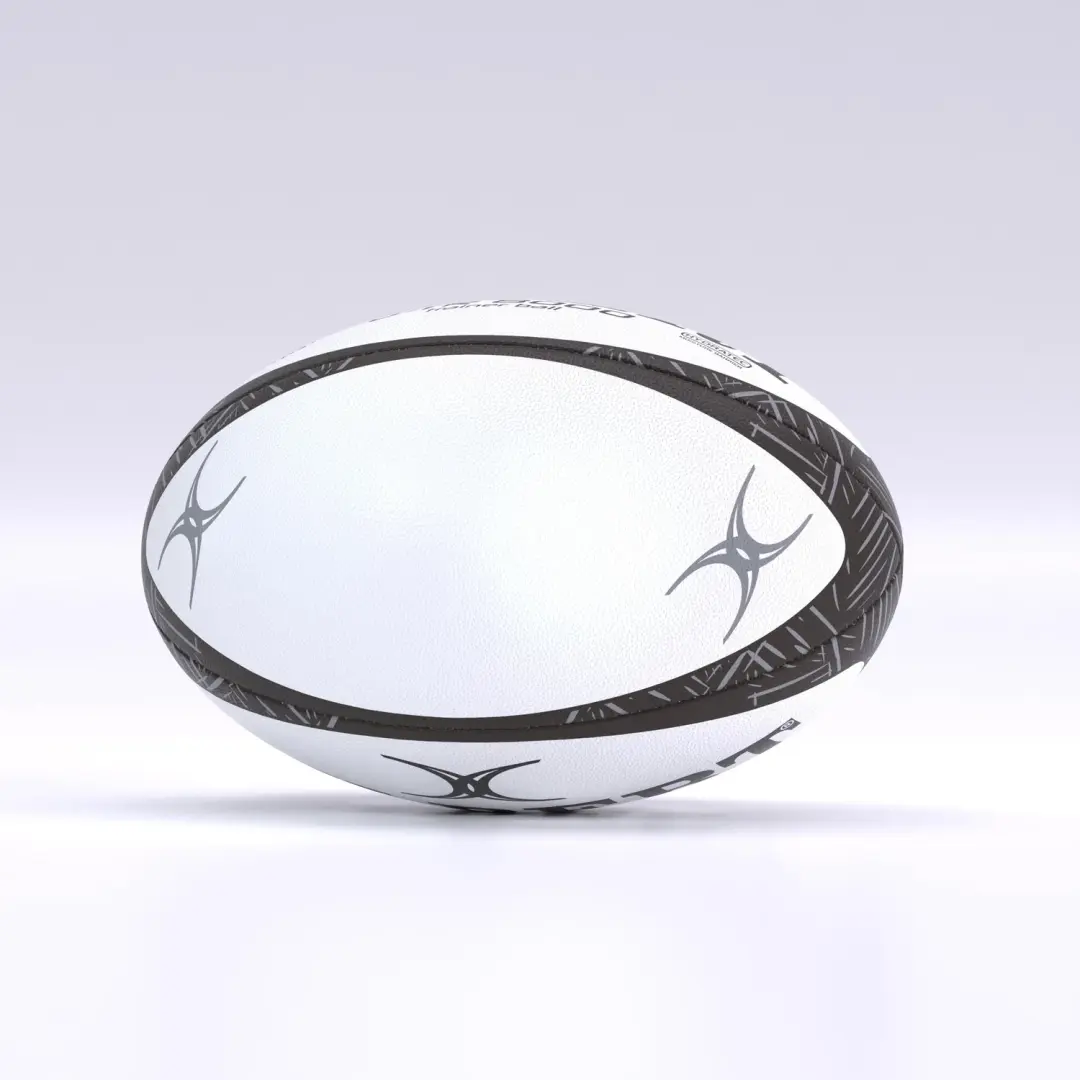 Gilbert G-TR8000 Rugby Trainingsbal - Maat 3 - Zwart - afbeelding 2 van 3