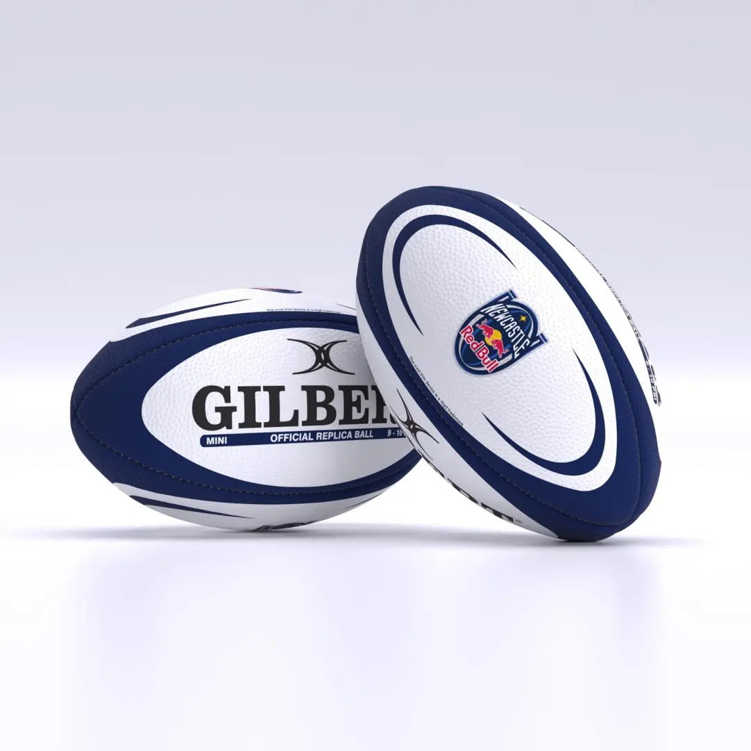 Gilbert Replica Newcastle Falcons Rugbybal - Maat 4 - afbeelding 2 van 3
