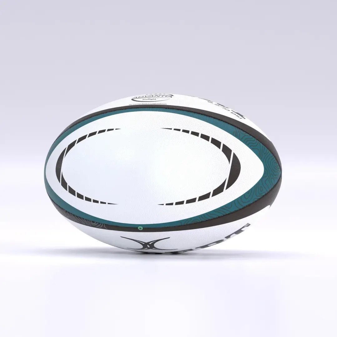Gilbert Advantia Rugbybal 5 - Zwart/Teal - afbeelding 2 van 3