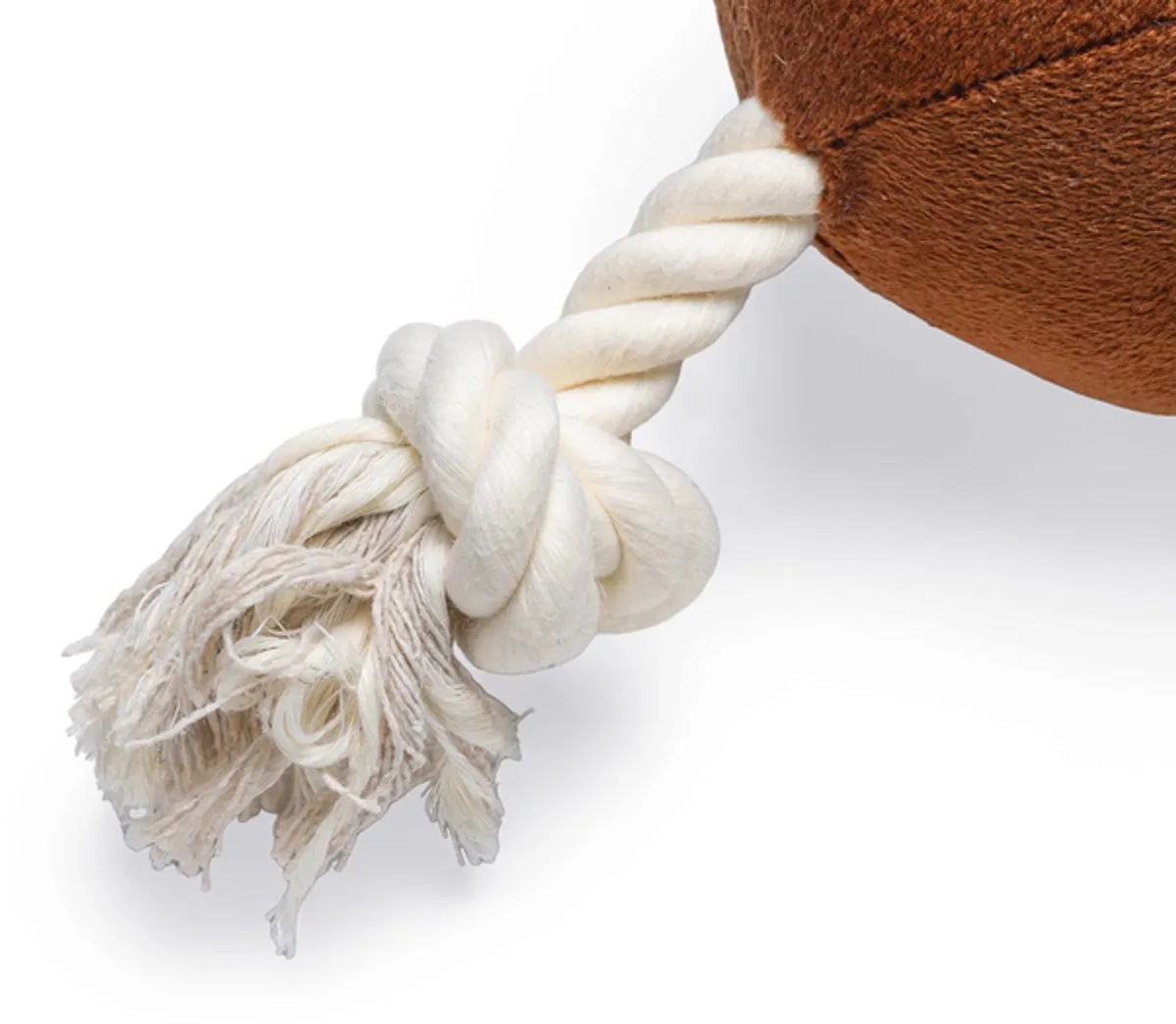 Beeztees Rugbybal Hondenspeelgoed L - Bruin