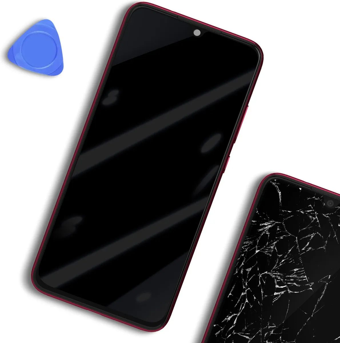Xiaomi Redmi Note 7 Schermset - Rood