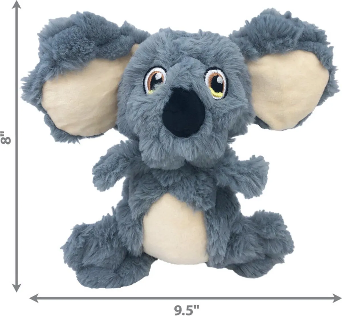 KONG Scrumplez Koala Pluche - Grijs