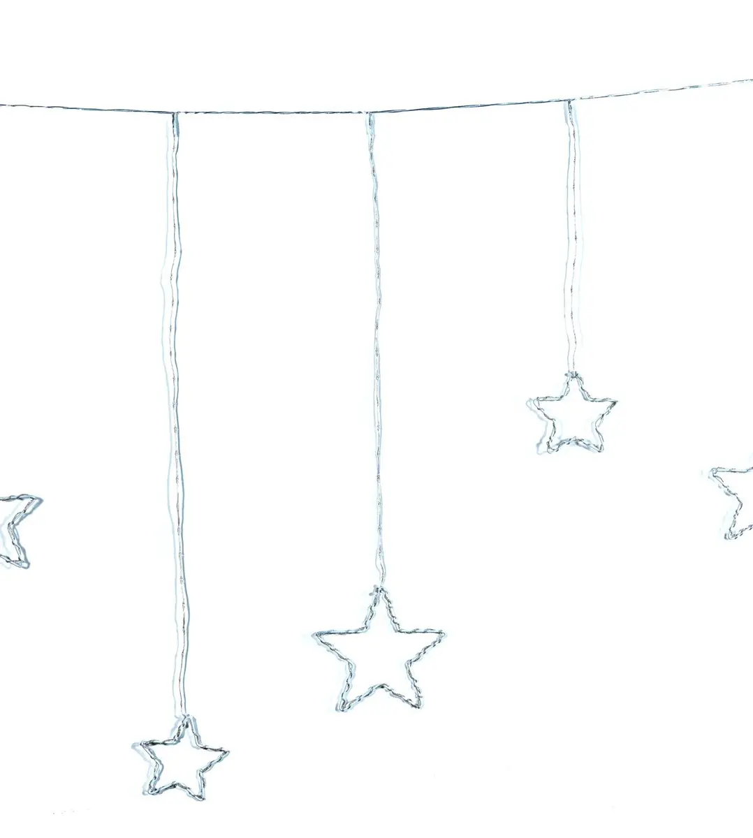 Anna's Collection Lichtgordijn Ster 364 LEDs 200x80cm Warm Wit