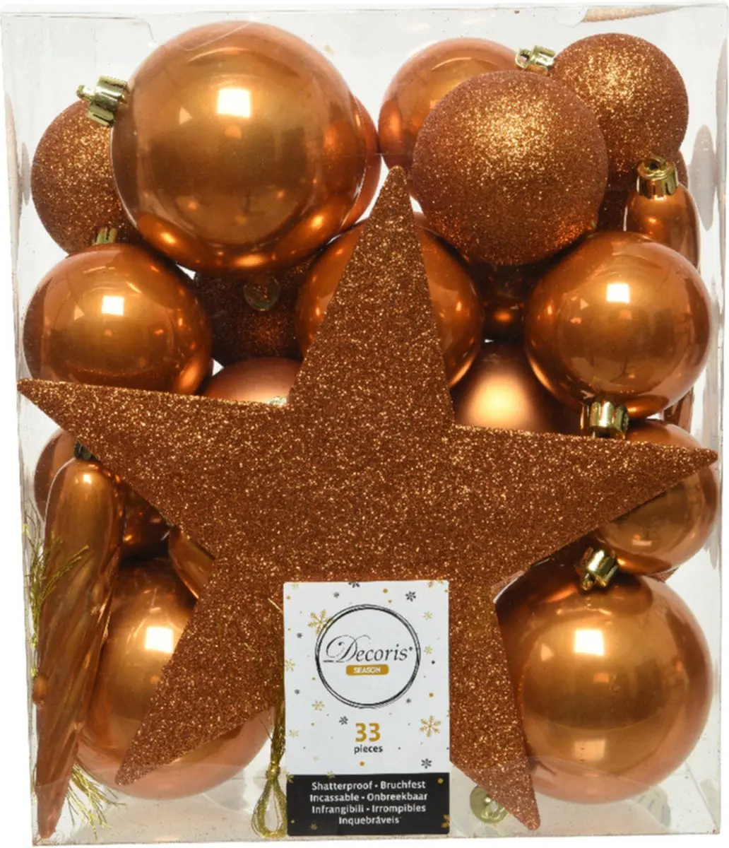Decoris kerstballen set