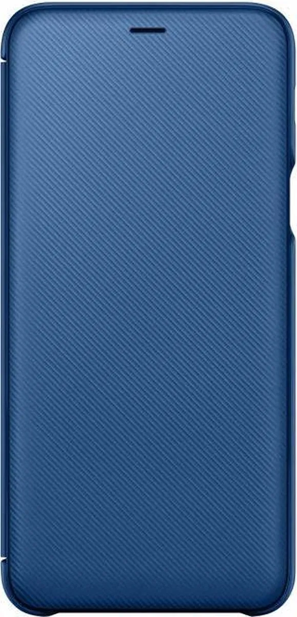 Samsung Galaxy A6+ EF-WA605CLEGWW Wallet Cover - Blauw