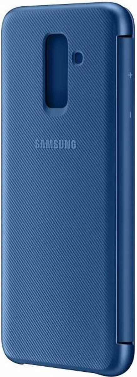 Samsung Galaxy A6+ EF-WA605CLEGWW Wallet Cover - Blauw