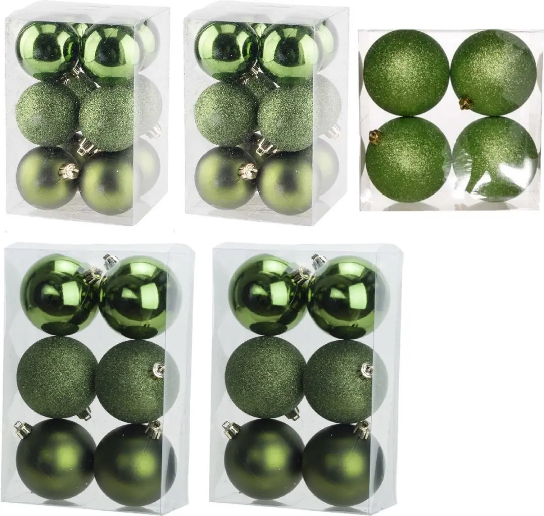 Cosy & Trendy Kerstversiering set kerstballen