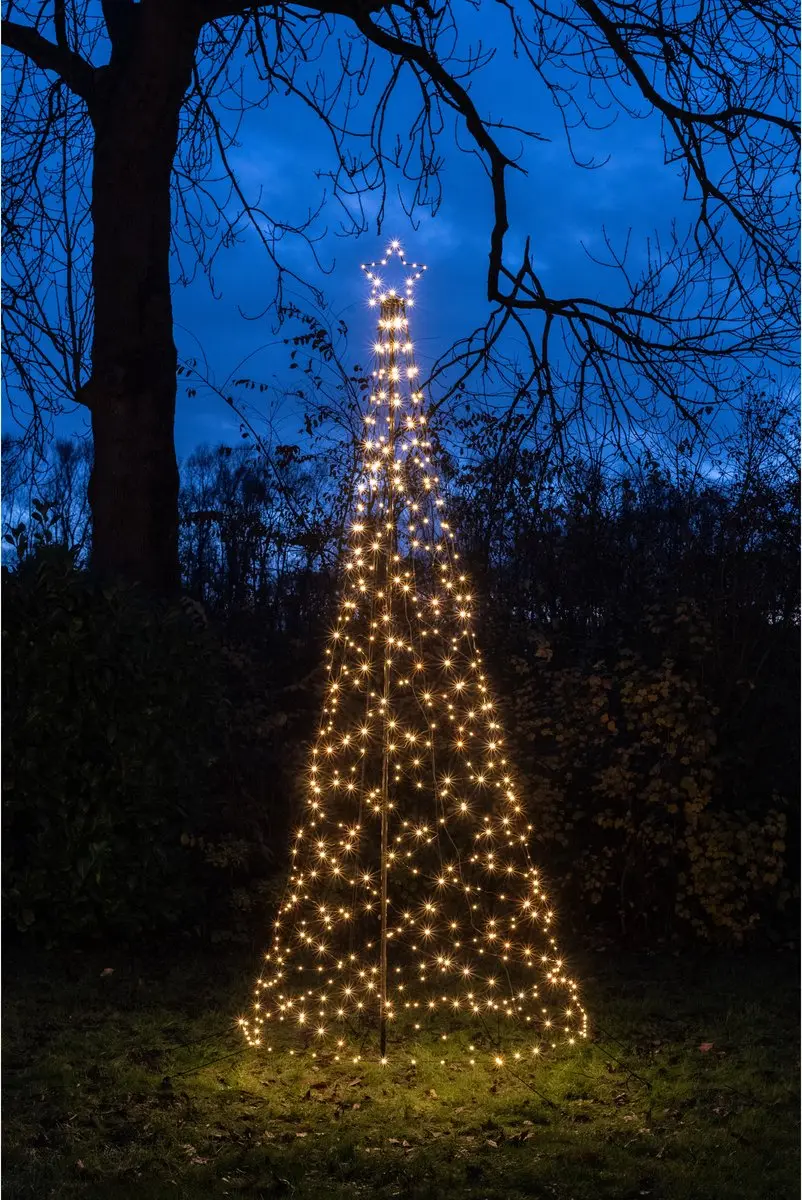 Anna's Collection Kerstboom met Ster 480 LED 320cm Warm Wit - afbeelding 3 van 6
