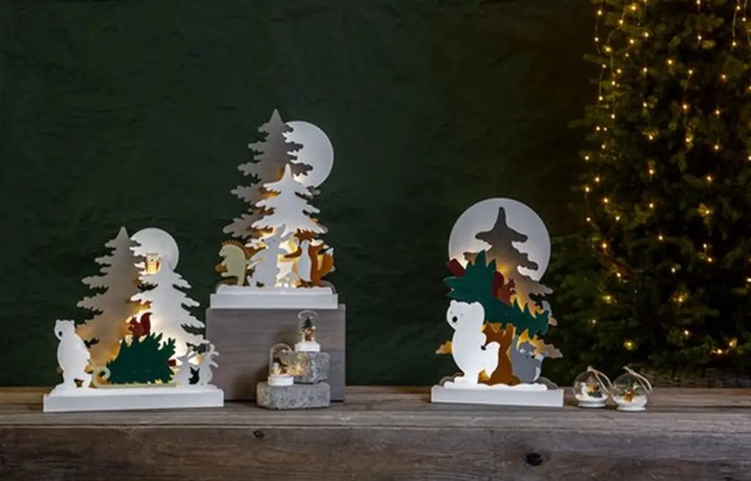 Star Trading Forest Friends LED Kerstlamp - Warm wit - afbeelding 6 van 6