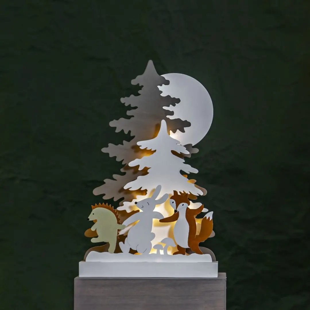 Star Trading Forest Friends LED Kerstlamp - Warm wit - afbeelding 4 van 6