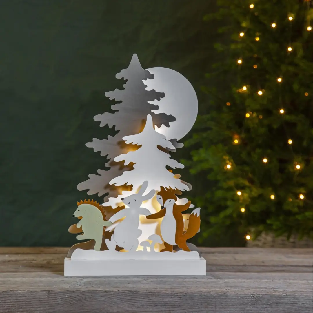 Star Trading Forest Friends LED Kerstlamp - Warm wit - afbeelding 5 van 6